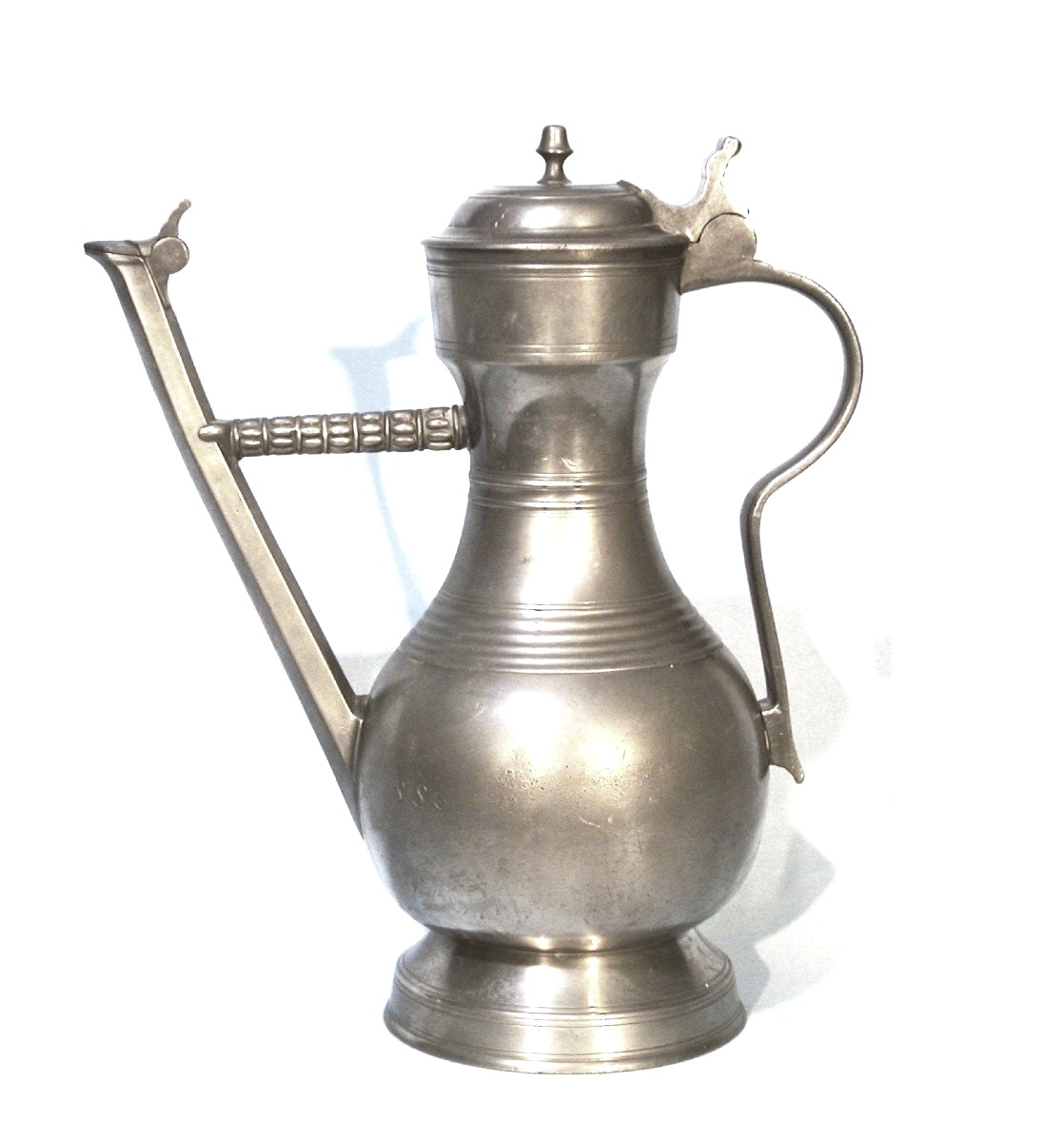 Pewter Ewer Known As "stegkanne" - Switzerland, Circa 1800-photo-3