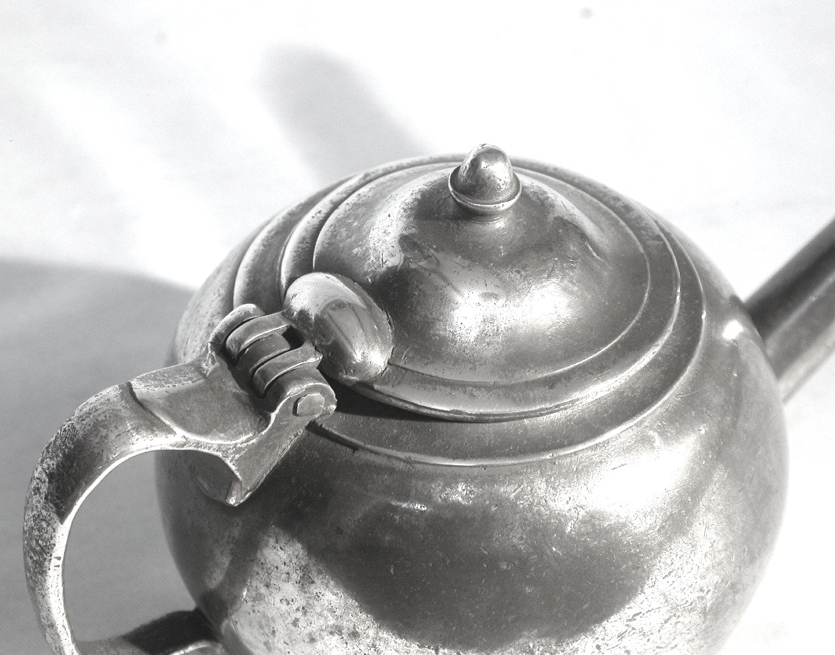 BIBERON DE MALADE EN ETAIN - PARIS, CIRCA 1800-photo-2