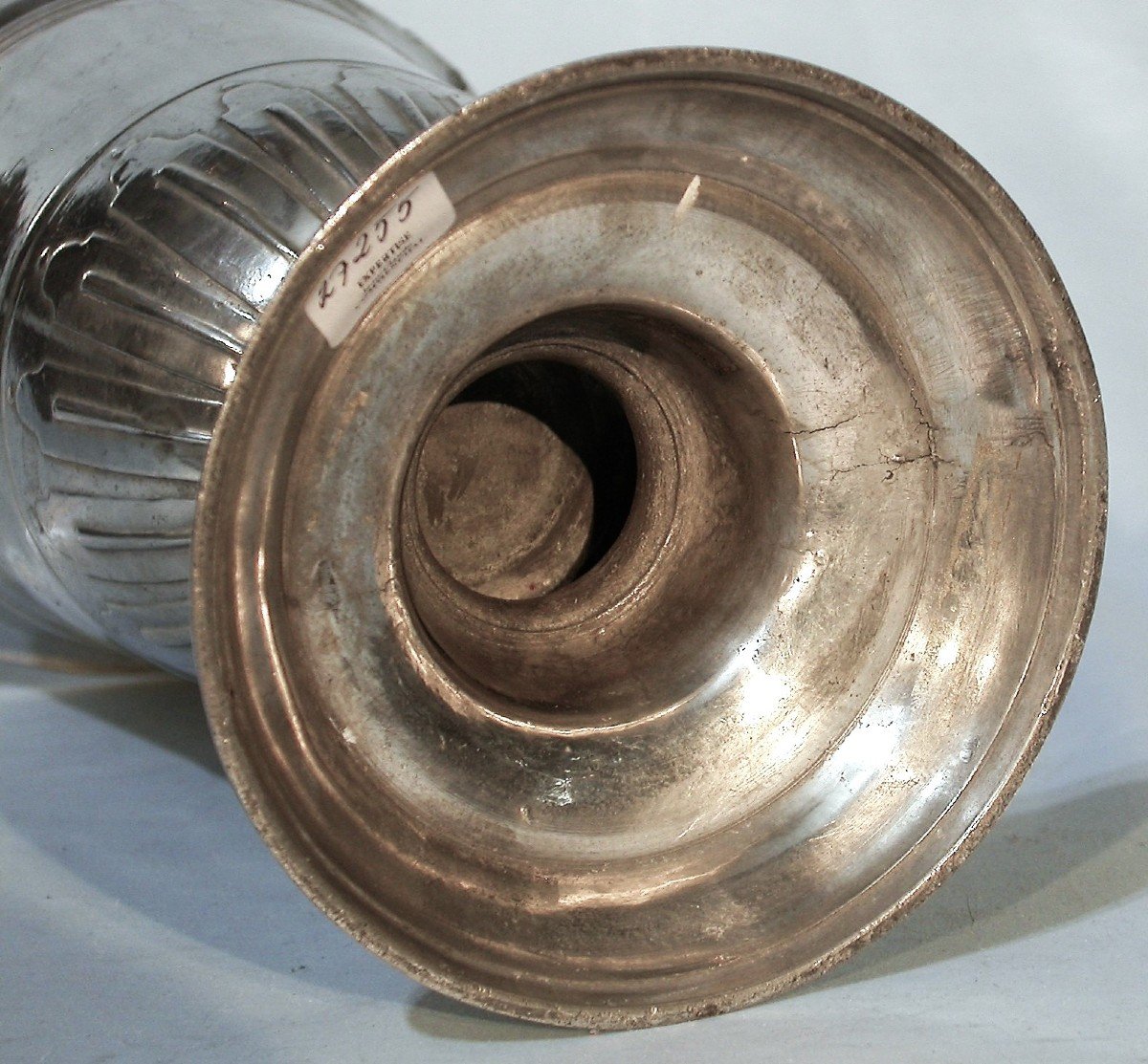 Beautiful Pewter Ewer - Toulouse, 18th Century-photo-3
