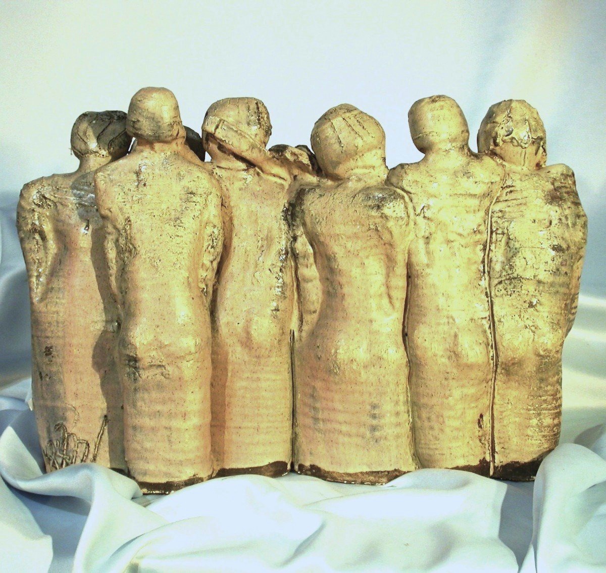 SCULPTURES EN TERRE VERNISSEE - CHORISTES ET MUSICIENS-photo-6