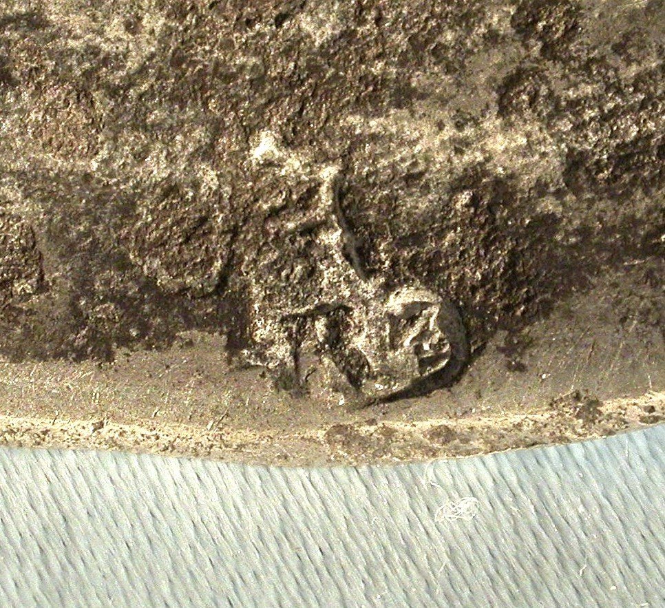 TRES RARE COQUETIER EN ETAIN - ROUEN, XVIII ème s-photo-2
