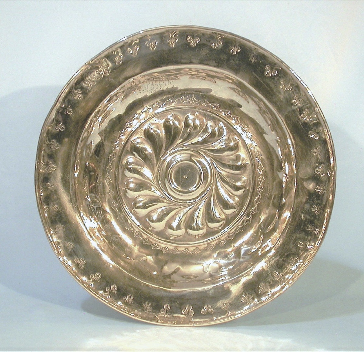 Brass Offering Plate - 17th Century