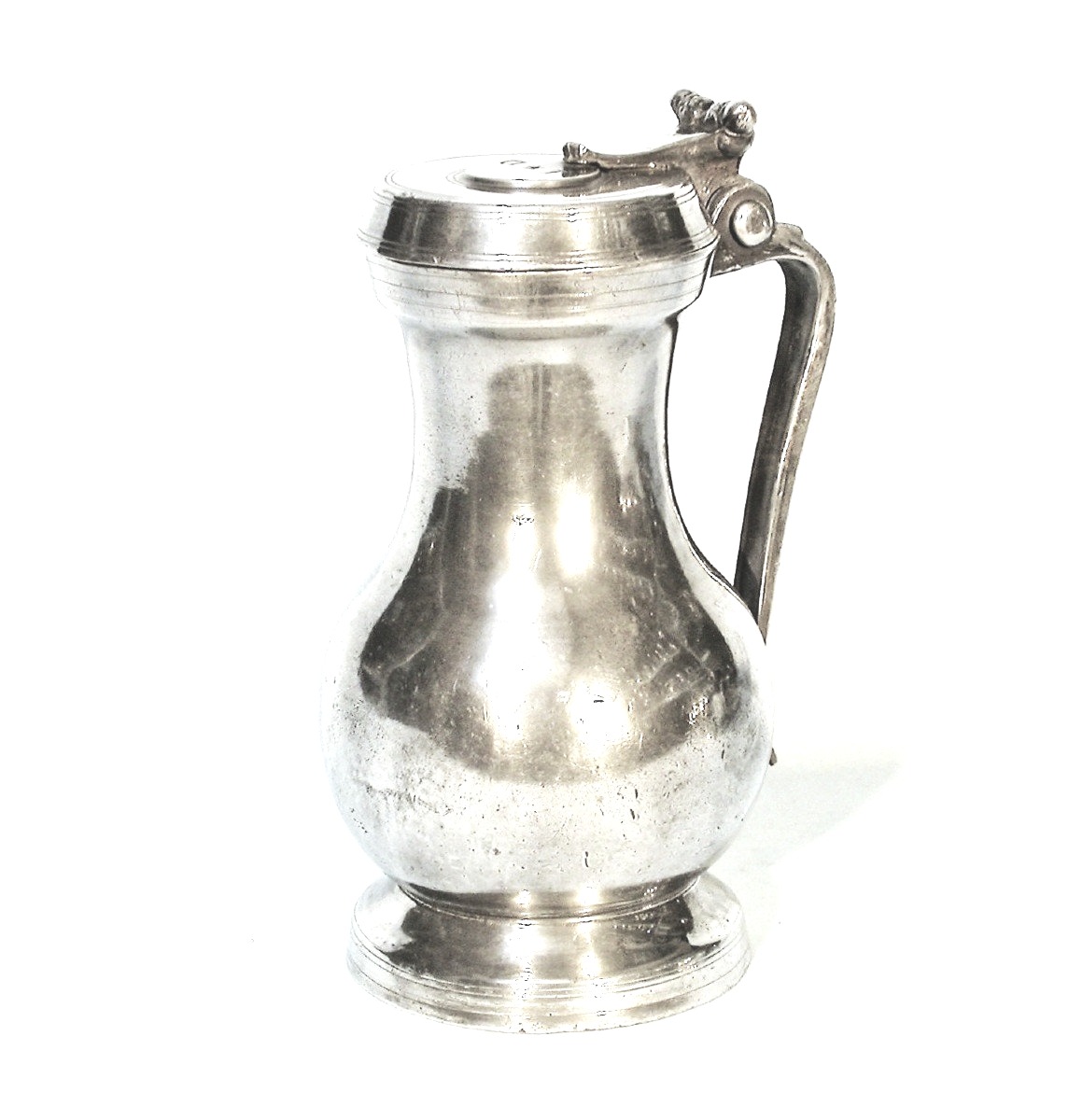 Rare Pewter Pitcher - Toulouse, 18th Century