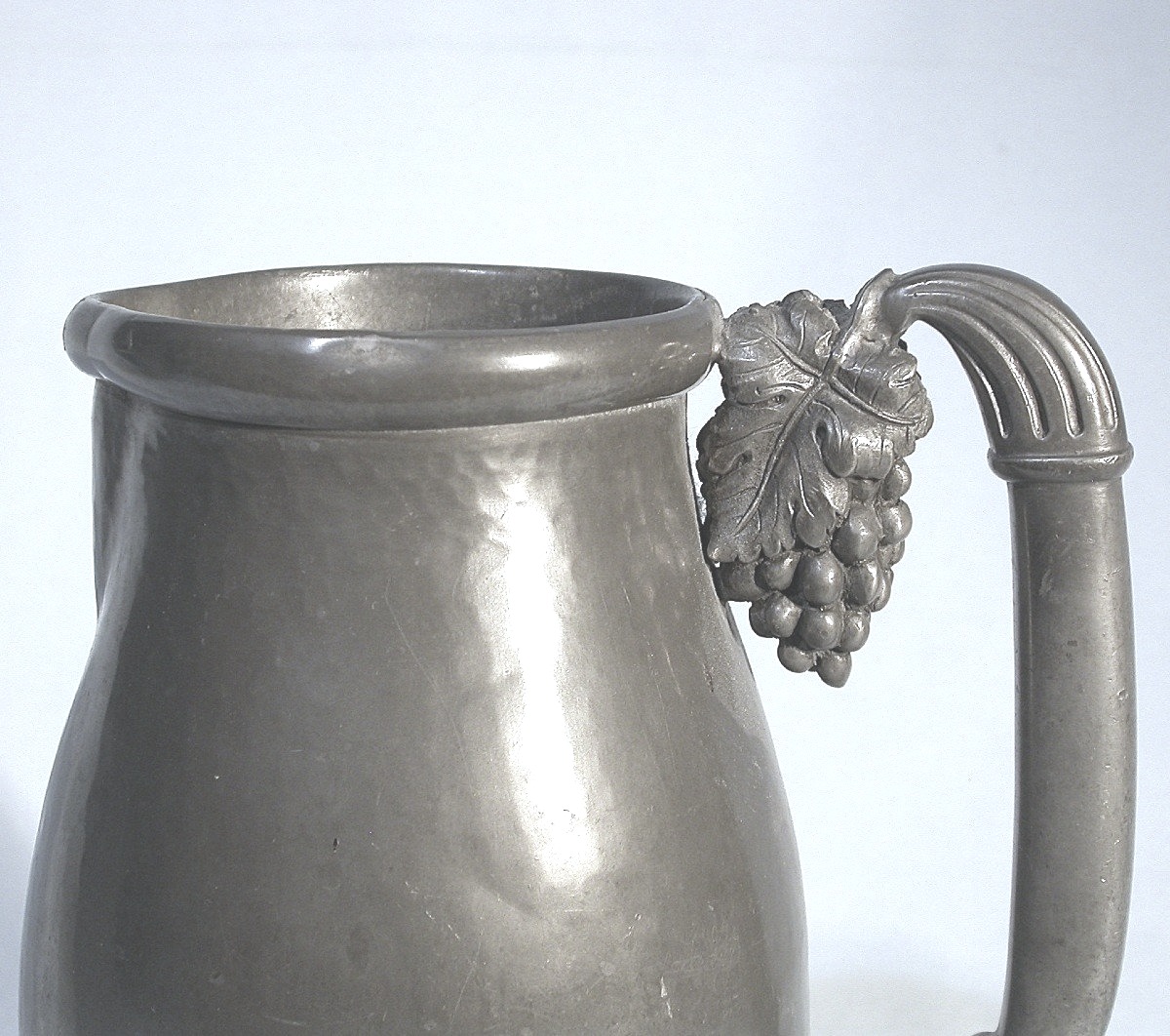 "art Deco" Pewter Pitcher By Pierre Plasait-photo-2