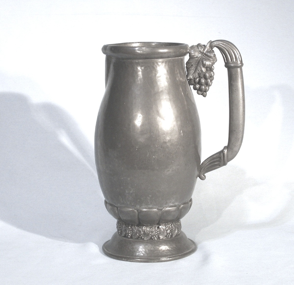 "art Deco" Pewter Pitcher By Pierre Plasait