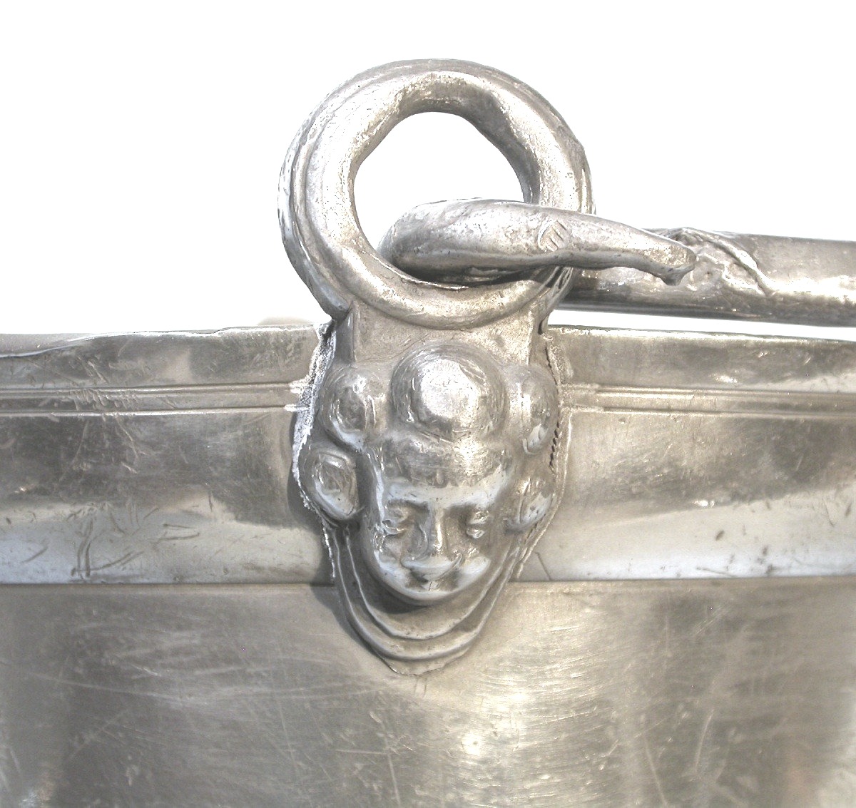Pewter Dinner Carrier - Clamecy (burgundy), Circa 1800-photo-1