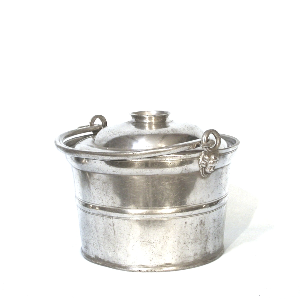 Pewter Dinner Carrier - Clamecy (burgundy), Circa 1800