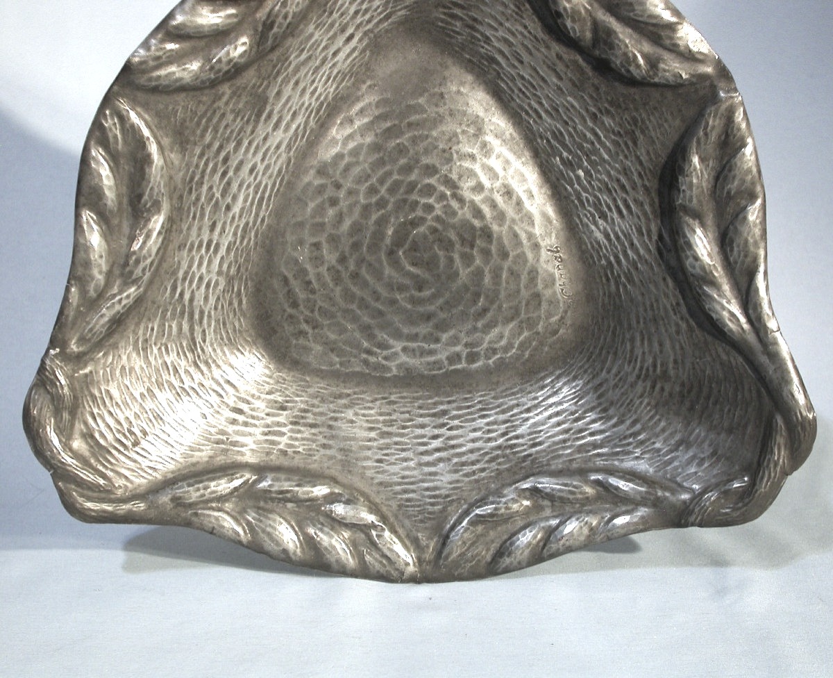 PRESENTOIR "ART NOUVEAU" EN ETAIN DE A.E CHANAL-photo-3