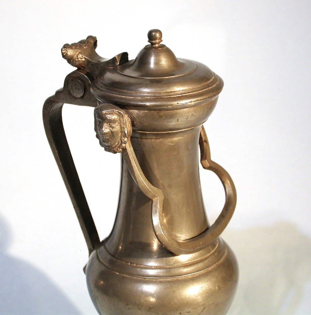 Beautiful Pewter Cimarre - Bar Sur Aube, 18th Century-photo-3