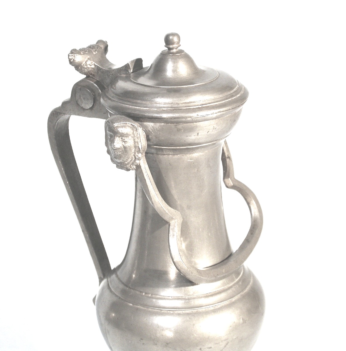 Beautiful Pewter Cimarre - Bar Sur Aube, 18th Century-photo-4