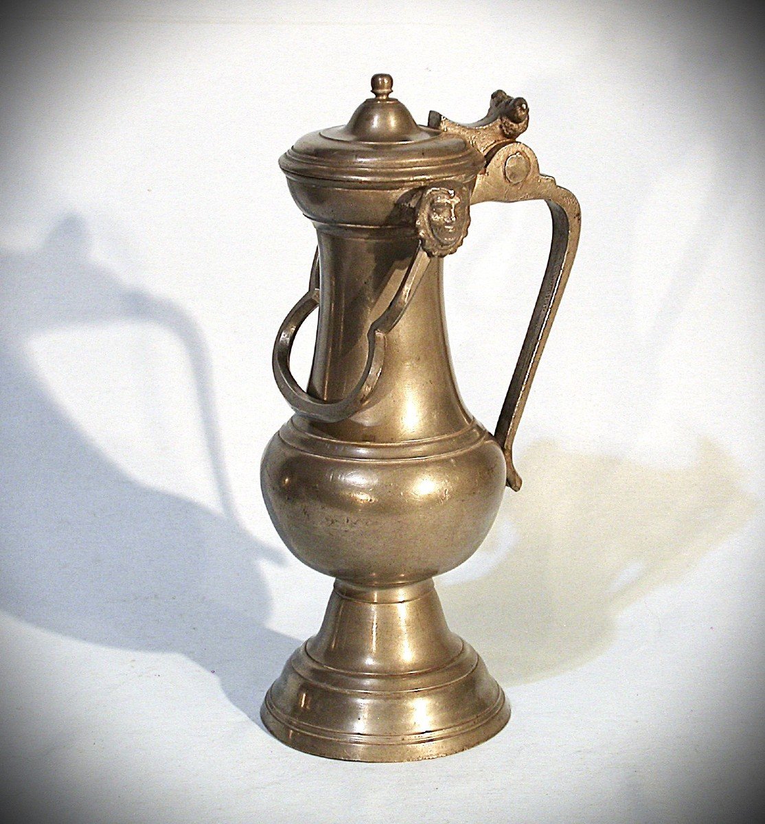 Beautiful Pewter Cimarre - Bar Sur Aube, 18th Century-photo-6