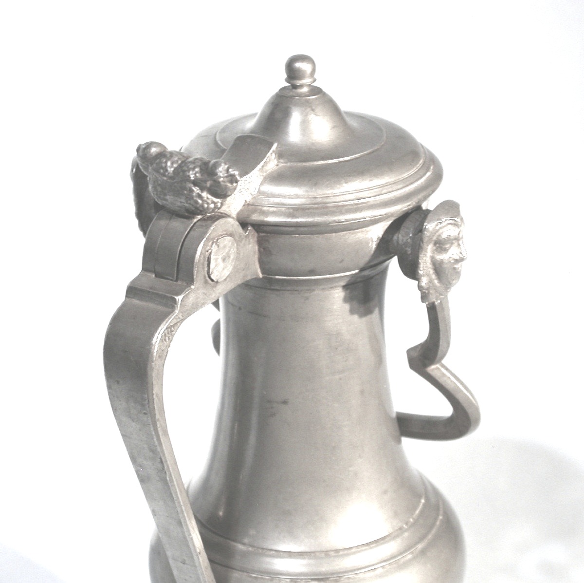 Beautiful Pewter Cimarre - Bar Sur Aube, 18th Century-photo-1