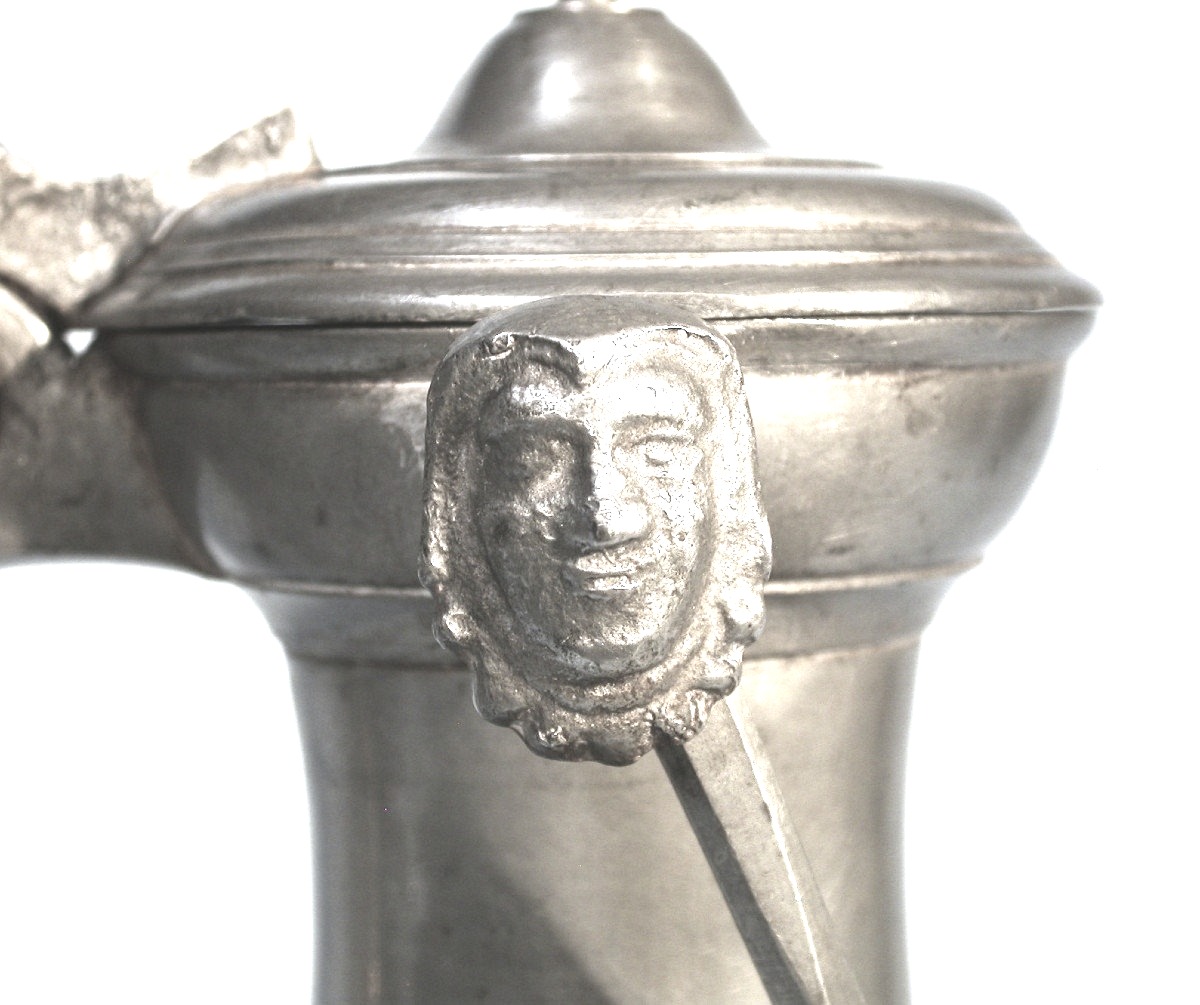 Beautiful Pewter Cimarre - Bar Sur Aube, 18th Century-photo-3