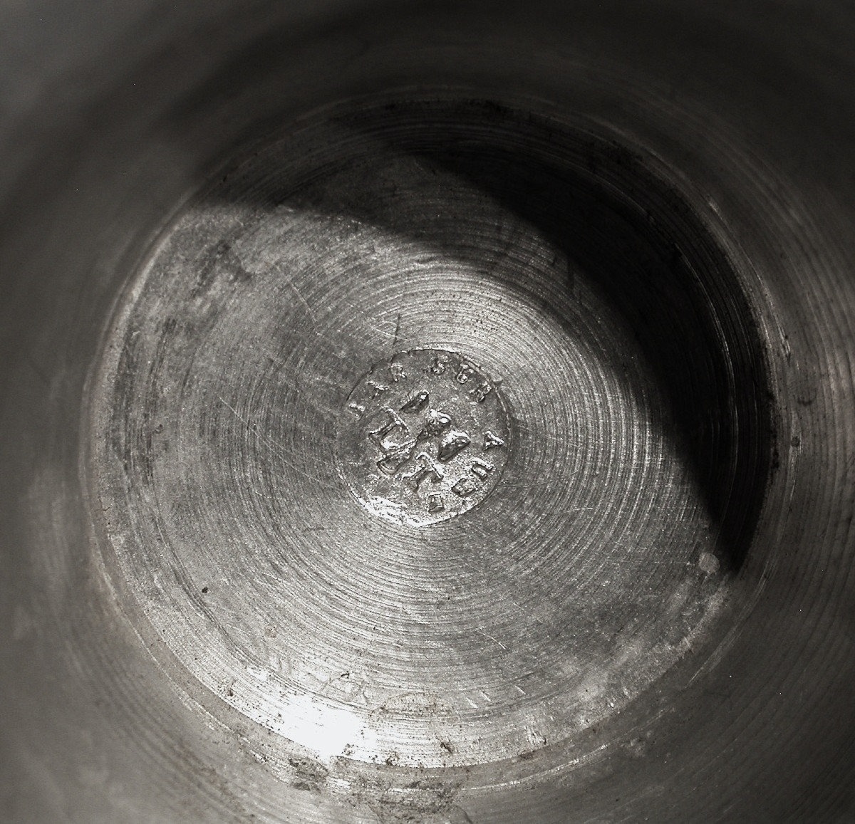 Beautiful Pewter Cimarre - Bar Sur Aube, 18th Century-photo-4