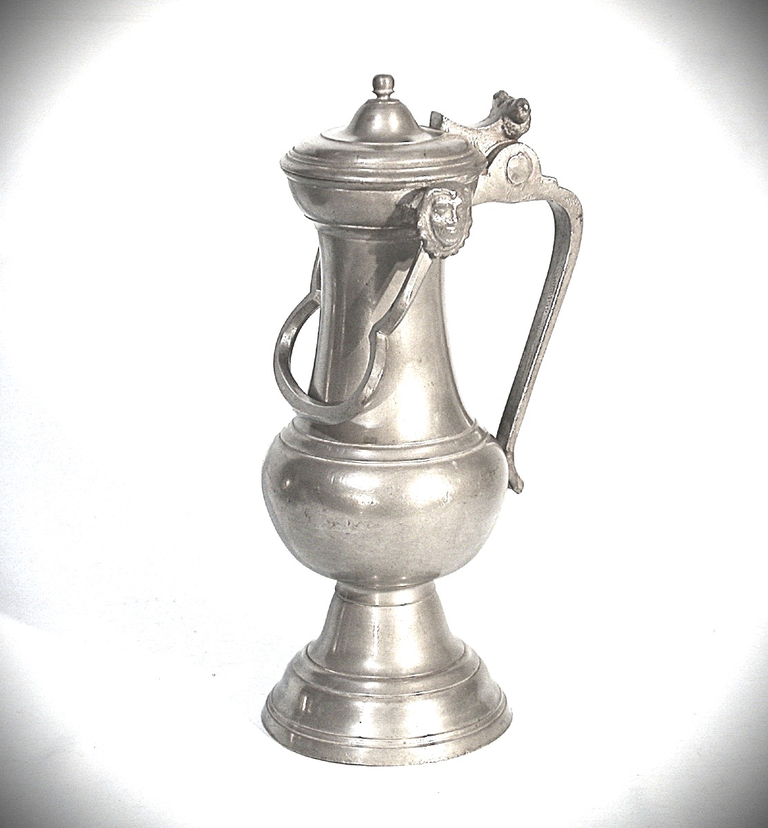 Beautiful Pewter Cimarre - Bar Sur Aube, 18th Century-photo-6