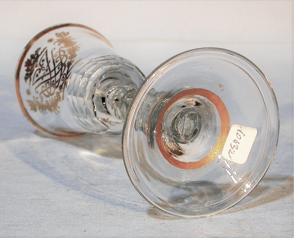 VERRE À JAMBE - FRANCE, XVIII ème s-photo-4