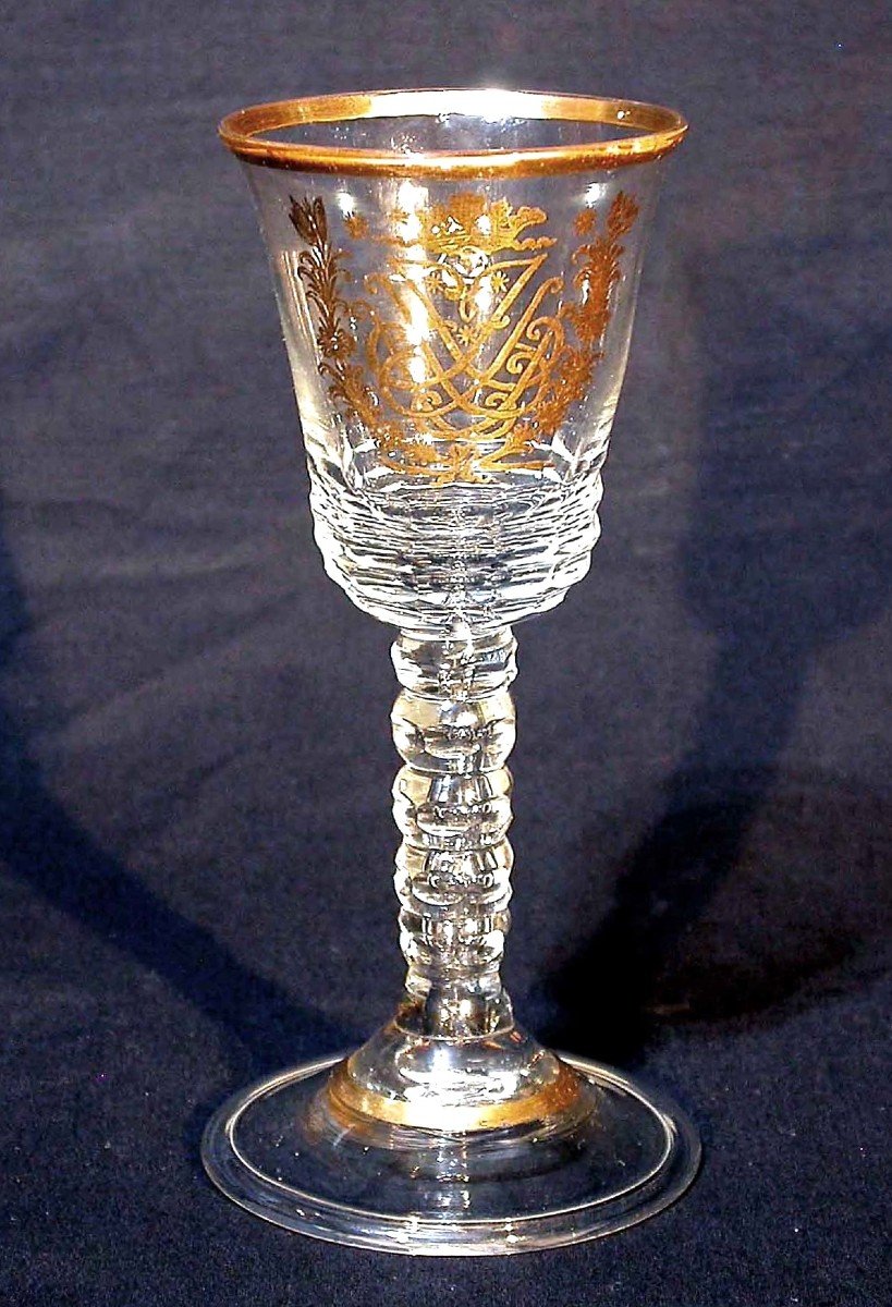 Stemmed Glass - France, 18th Century-photo-5