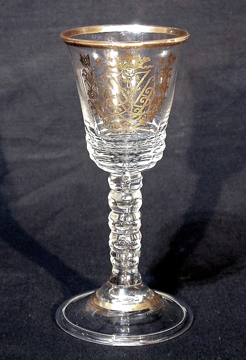 VERRE À JAMBE - FRANCE, XVIII ème s