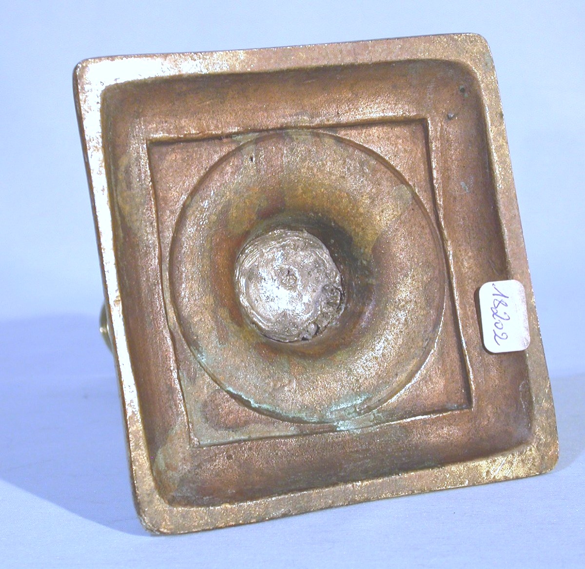 Pair Of Bronze Candlesticks - End Of The 17th Century-photo-4