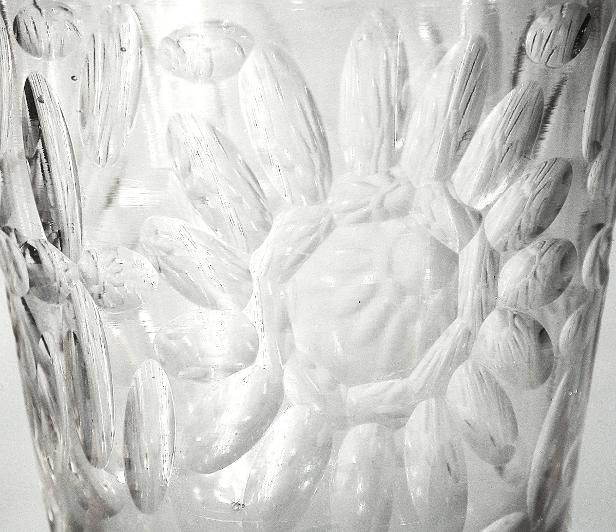 HANAP ou GRAND VERRE À JAMBE COUVERT - BOHÊME (?), XVIII ème s-photo-3