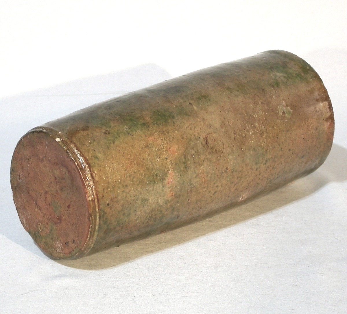 Glazed Earth Hot Water Bottle - Brissard, 19th Century-photo-3