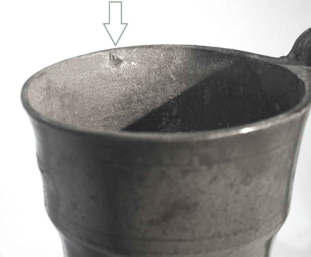 Pewter Wine Pitcher - Hertogenbosch (netherlands), 18th Century-photo-1