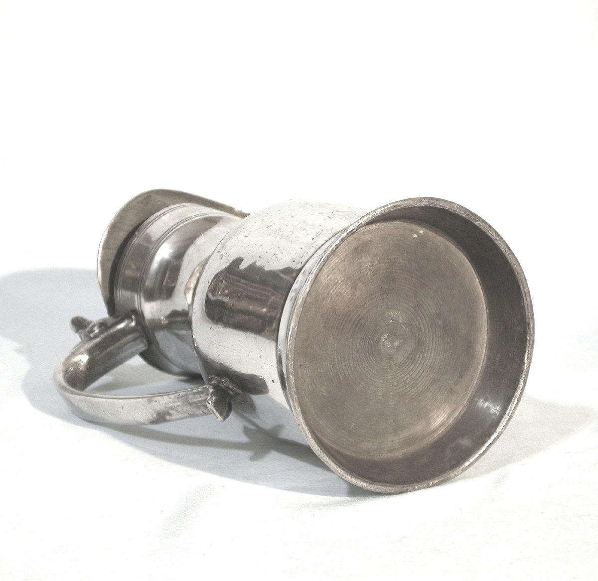 Pewter Wine Pitcher - Rouen, 18th Century-photo-3