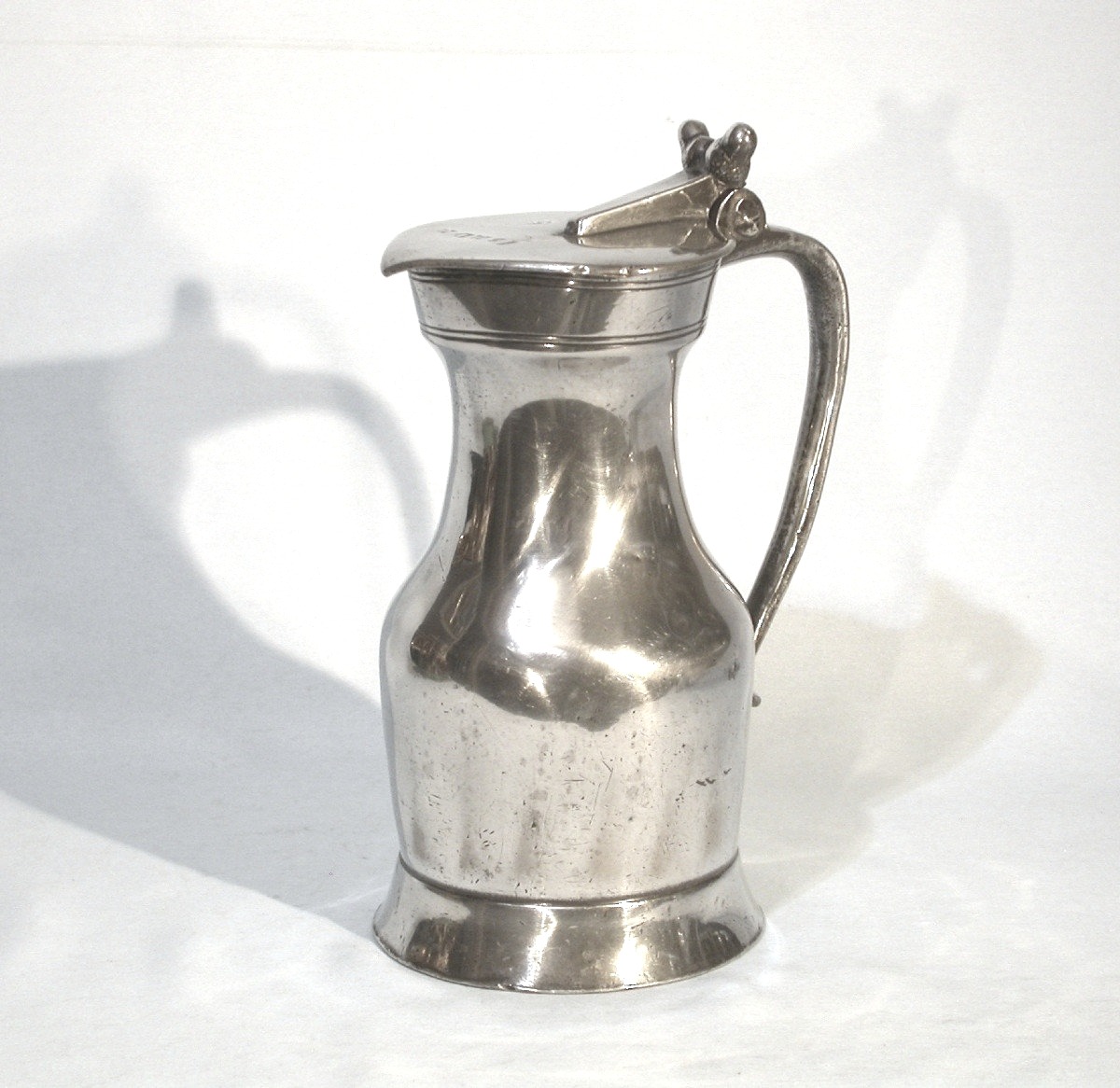 Pewter Wine Pitcher - Rouen, 18th Century