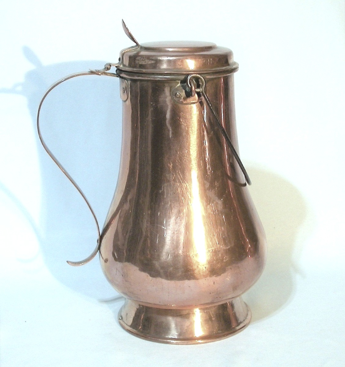 Large Copper Coquemar - France, 19th Century-photo-2