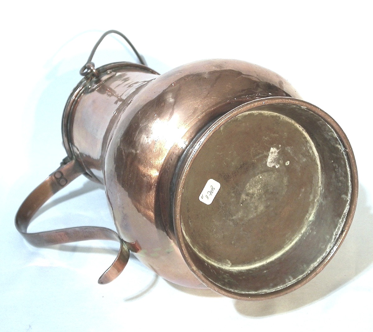 Large Copper Coquemar - France, 19th Century-photo-1
