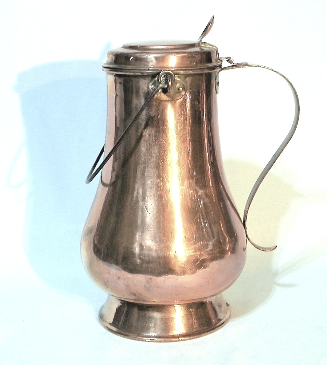 Large Copper Coquemar - France, 19th Century
