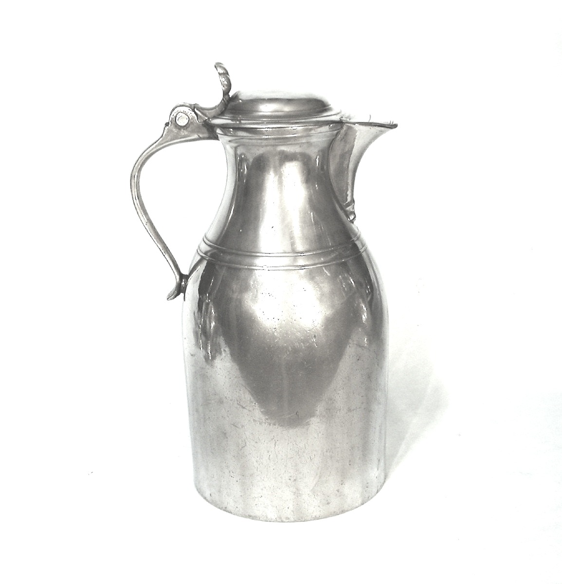 Pewter Wine Pitcher - Liege (luik), 19th Century