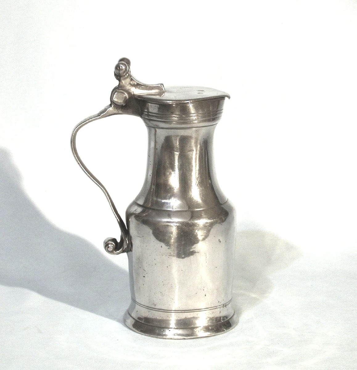Pewter Wine Pitcher - Lisieux, 18th Century-photo-4
