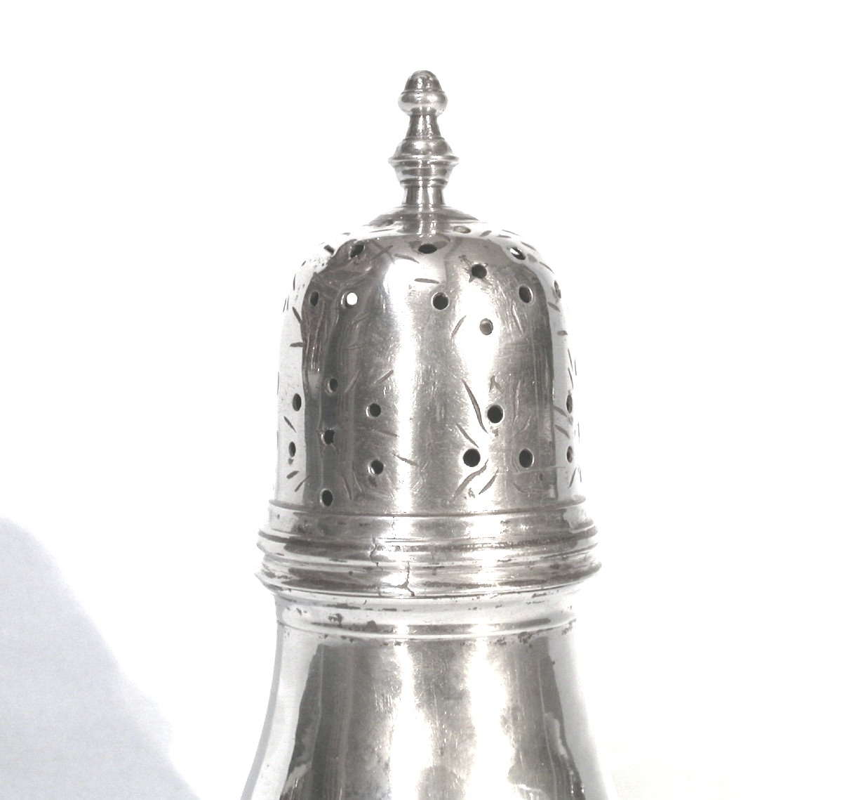 Rare Large Pewter Sprinkler - Lyon, End Of The 17th Century-photo-2