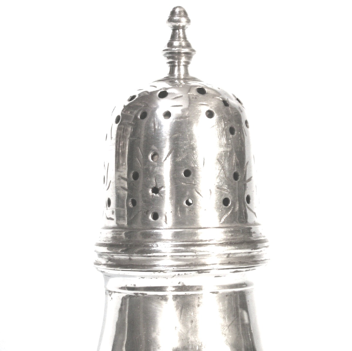 Rare Large Pewter Sprinkler - Lyon, End Of The 17th Century-photo-3