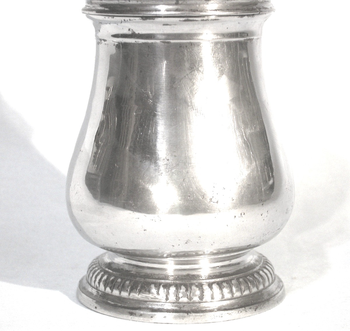 Rare Large Pewter Sprinkler - Lyon, End Of The 17th Century-photo-1