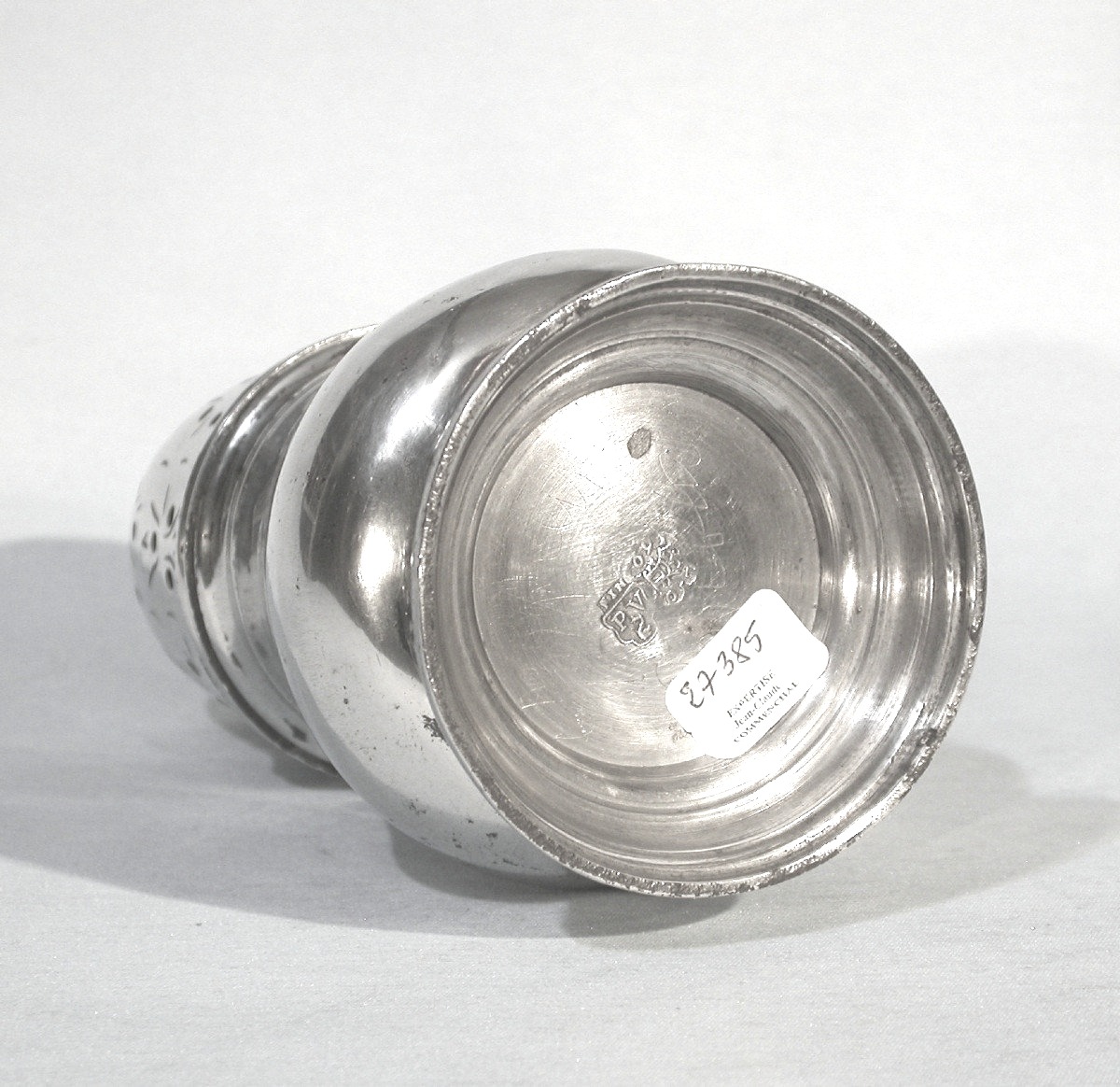 Rare Large Pewter Sprinkler - Lyon, End Of The 17th Century-photo-4