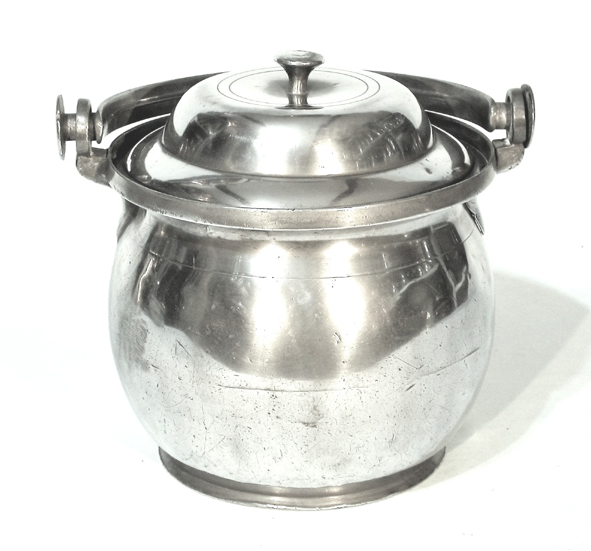 PORTE-DÎNER EN ETAIN - ILE DE FRANCE, CIRCA 1800-photo-1