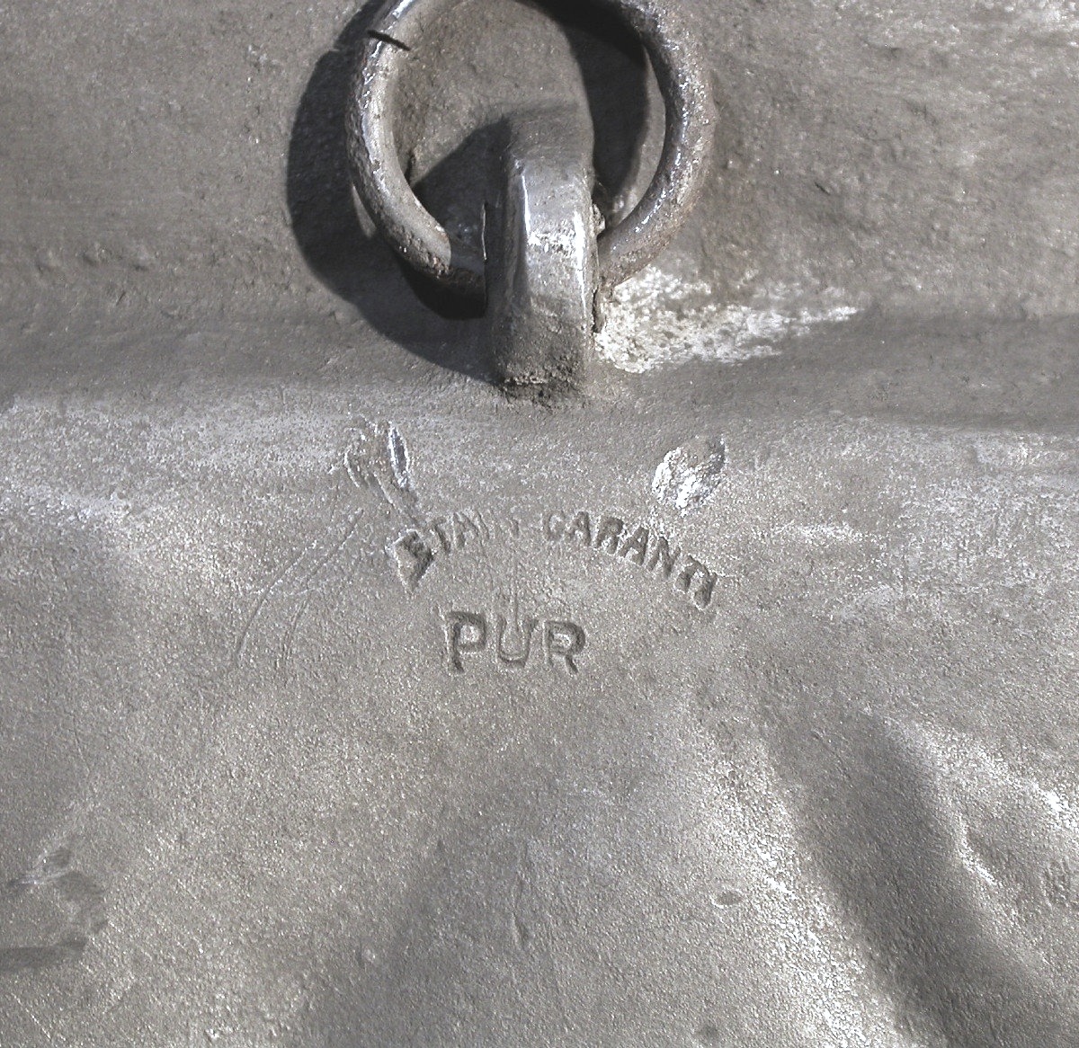 PLAQUE "ARTNOUVEAU" EN ETAIN DE EMILE PETIZON-photo-4