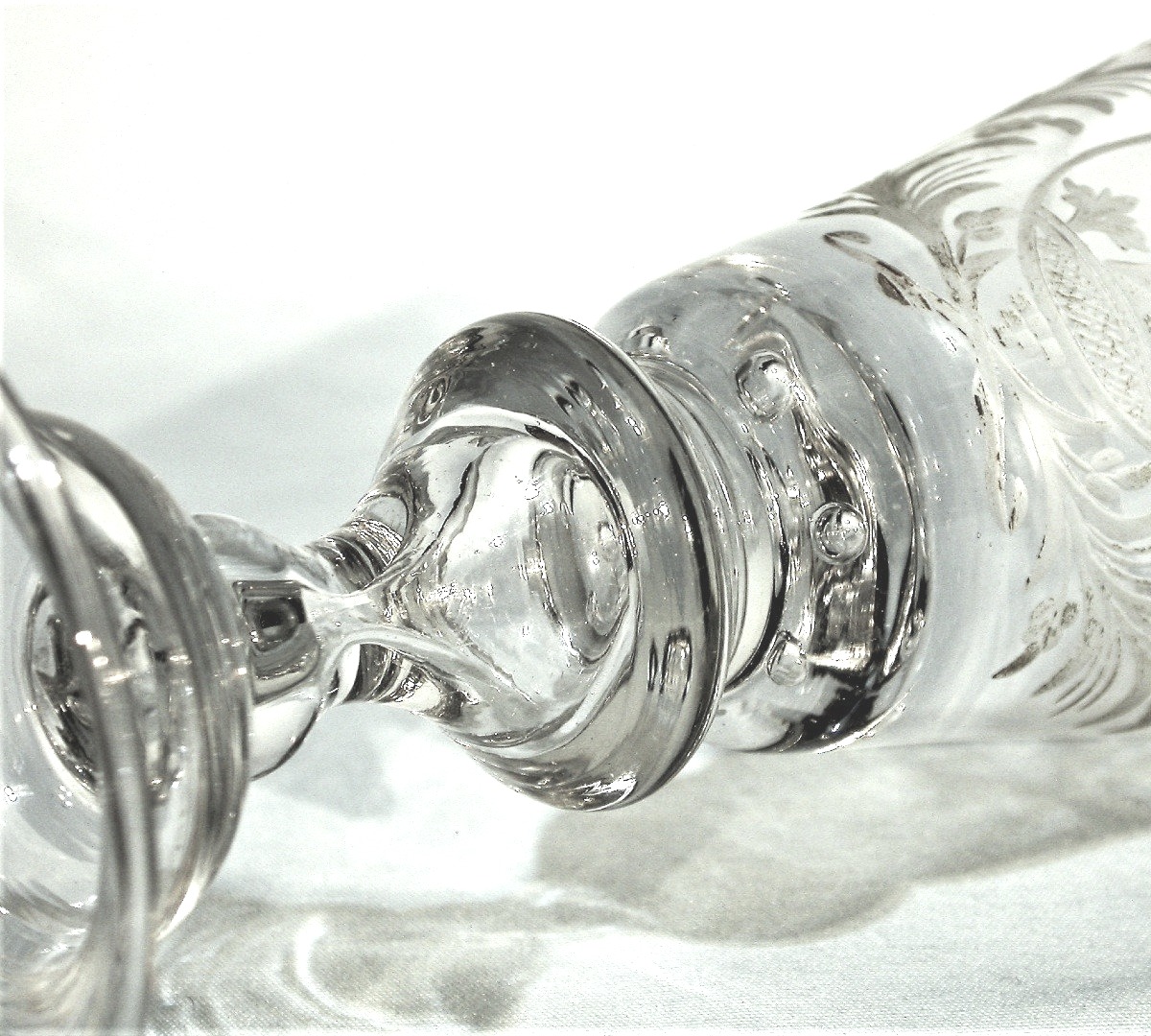 Stemmed Glass, Alsace Or Germany, 18th Century-photo-3