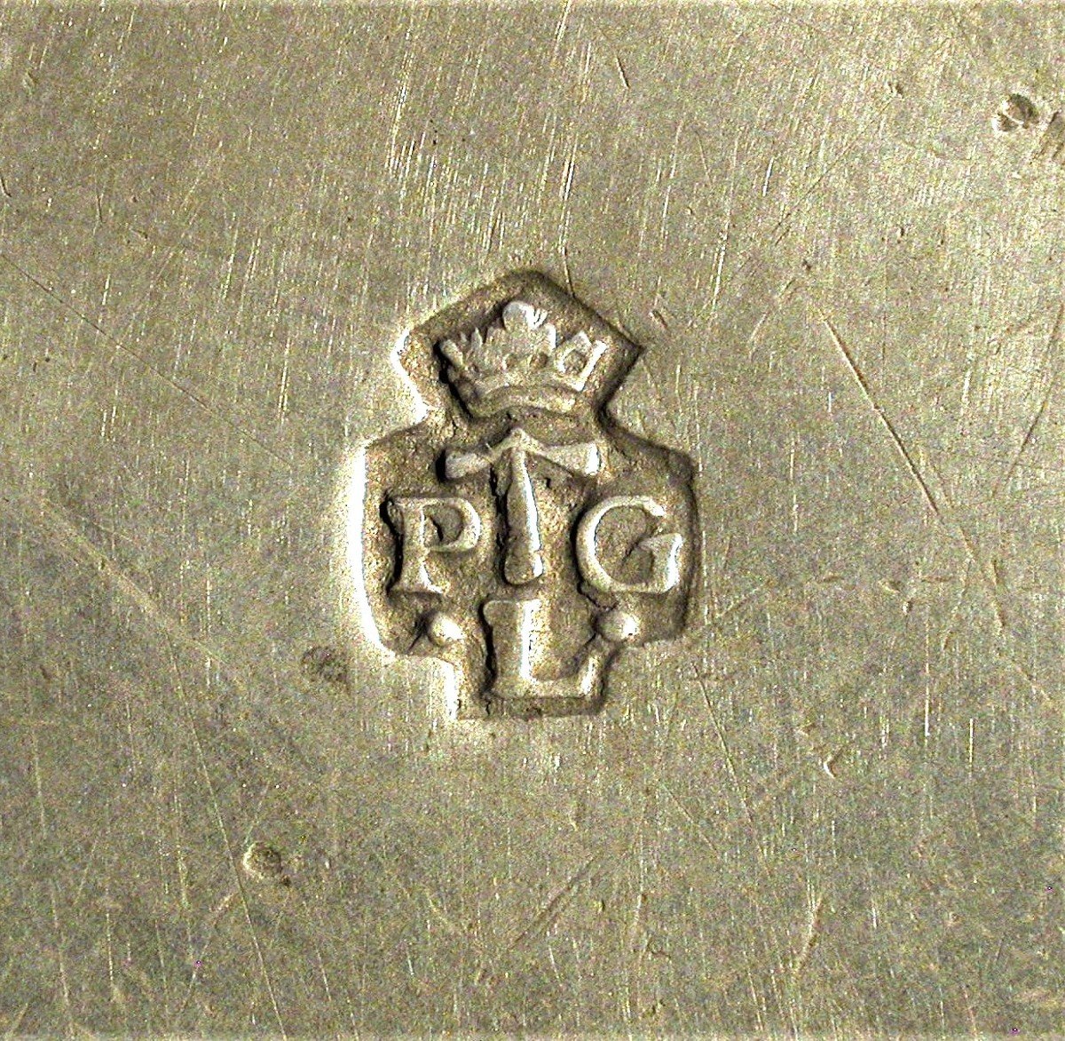Engraved Pewter Bowl - Rouen, 18th Century-photo-5