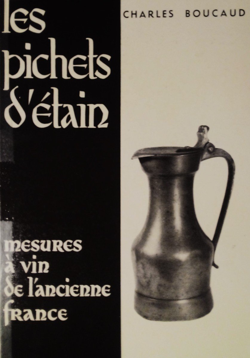 Pewter Wine Pitcher - Mantes, First Half Of The 18th Century-photo-7