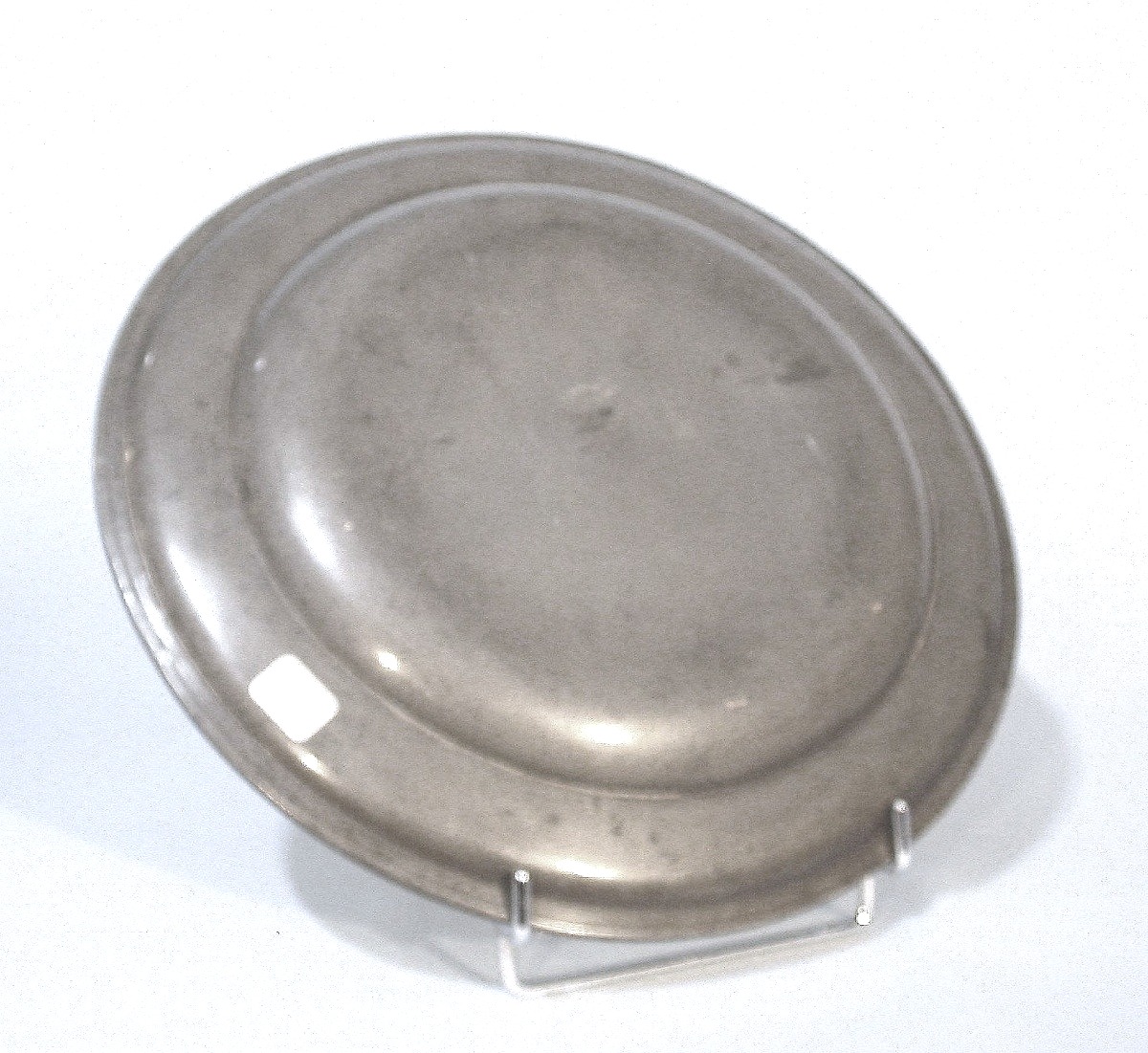 Pewter Dedication Dish - Lille, Early 19th Century-photo-2