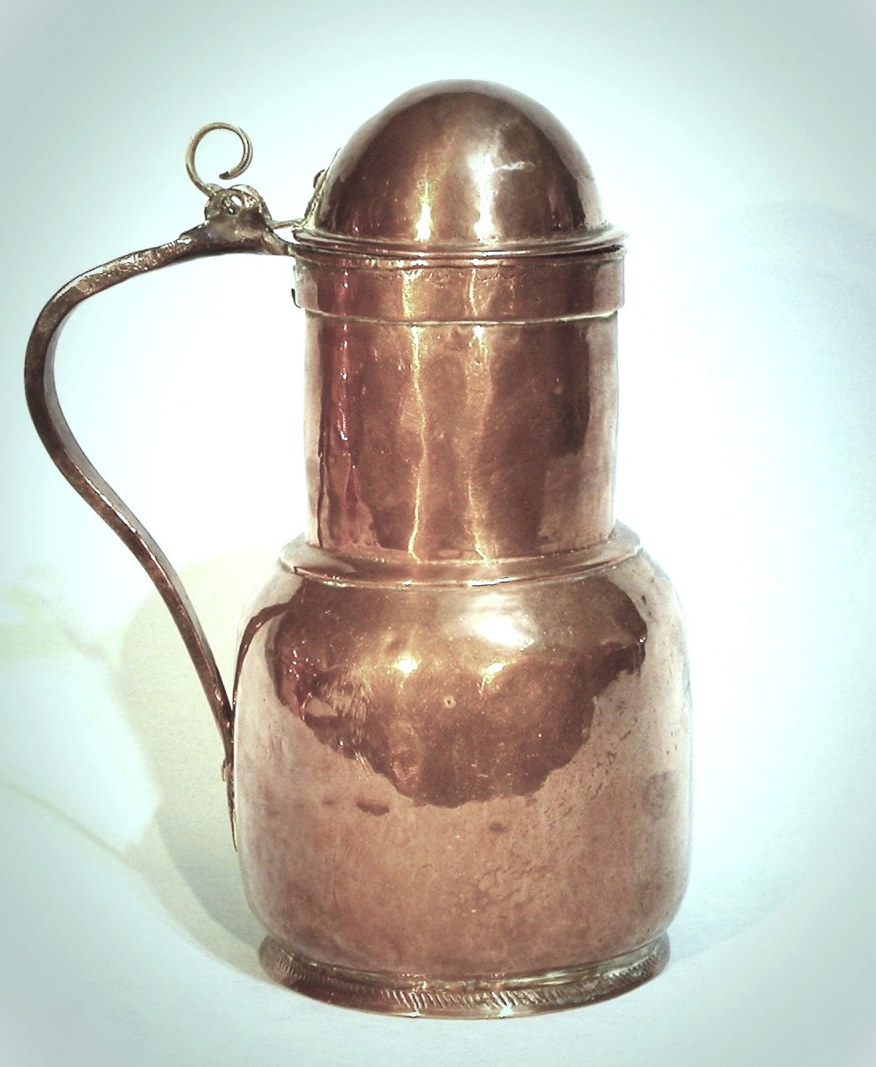 Copper Coquemar - Eastern France (?), 18th Century-photo-2