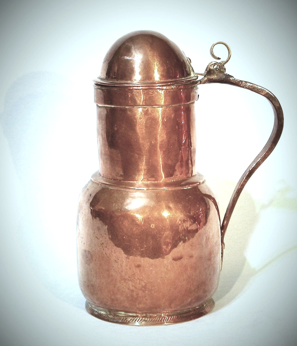 Copper Coquemar - Eastern France (?), 18th Century-photo-5