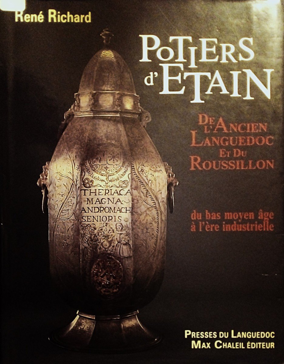 TRES RARE PICHET À VIN EN ETAIN - TOULOUSE, DEBUT DU XIX ème s-photo-6