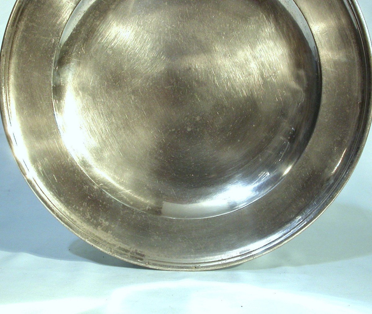 Pewter Dish - Antwerpen, 18th Century-photo-3