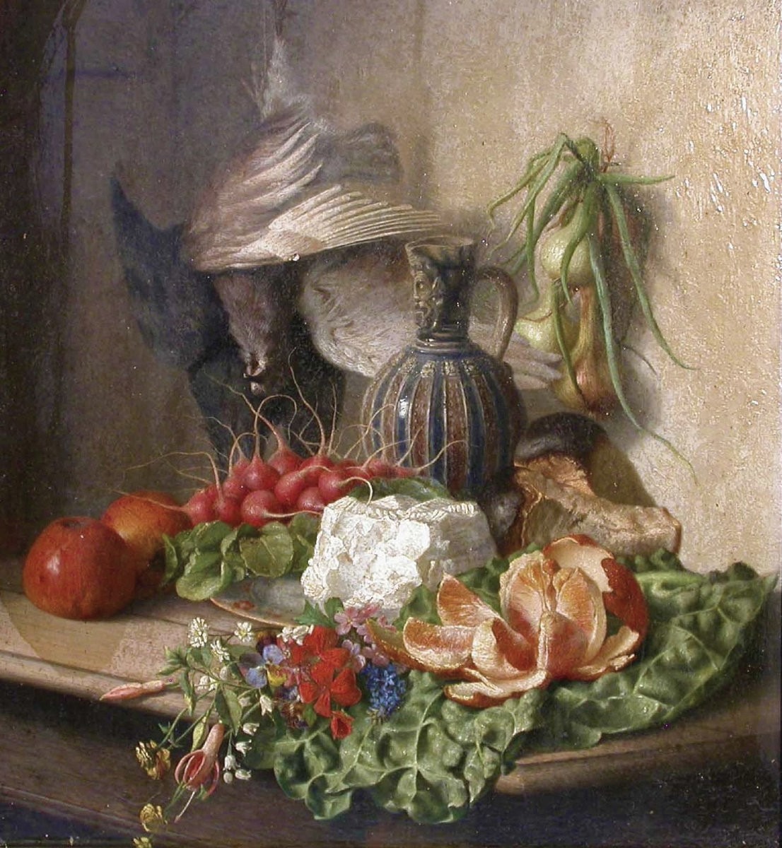 Oil On Water Panel - Still Life By Victor Janssens-photo-2