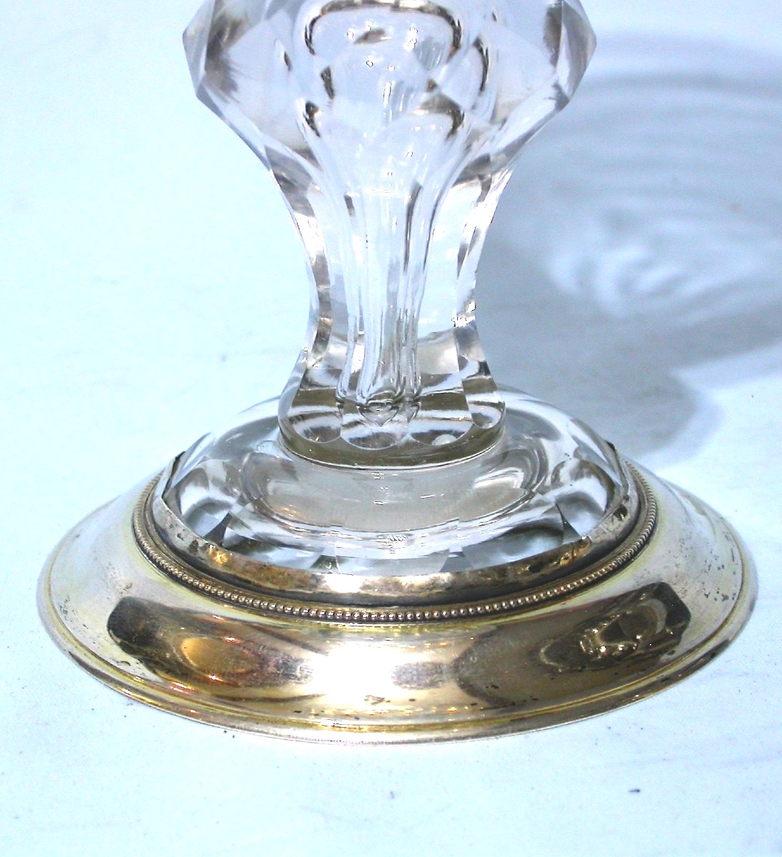 Large Crystal Glass - Denmark, 18th Century-photo-5