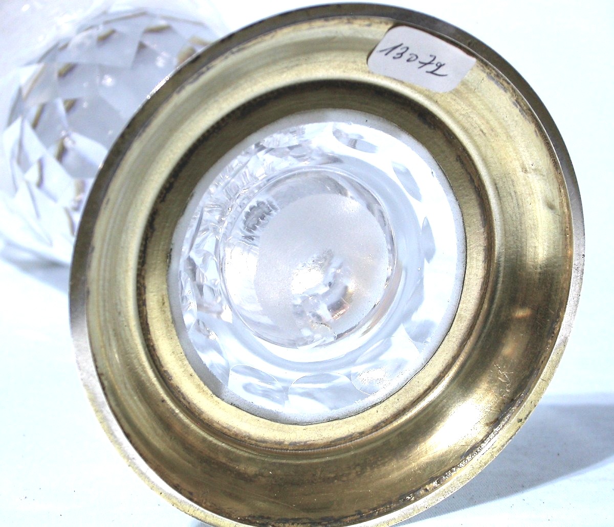Large Crystal Glass - Denmark, 18th Century-photo-6